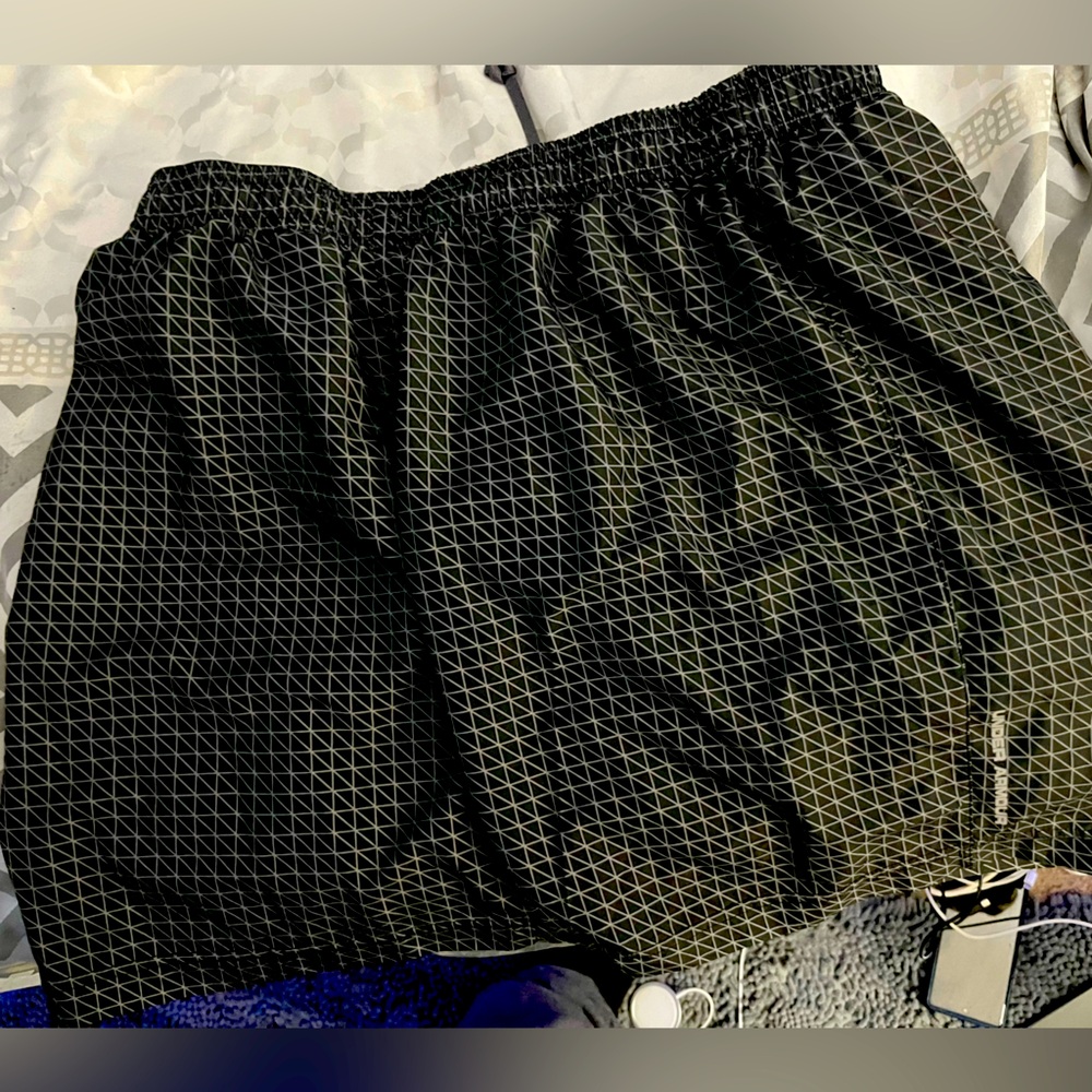 Under Armour running/athletic shorts. Size Large . Barely worn!
